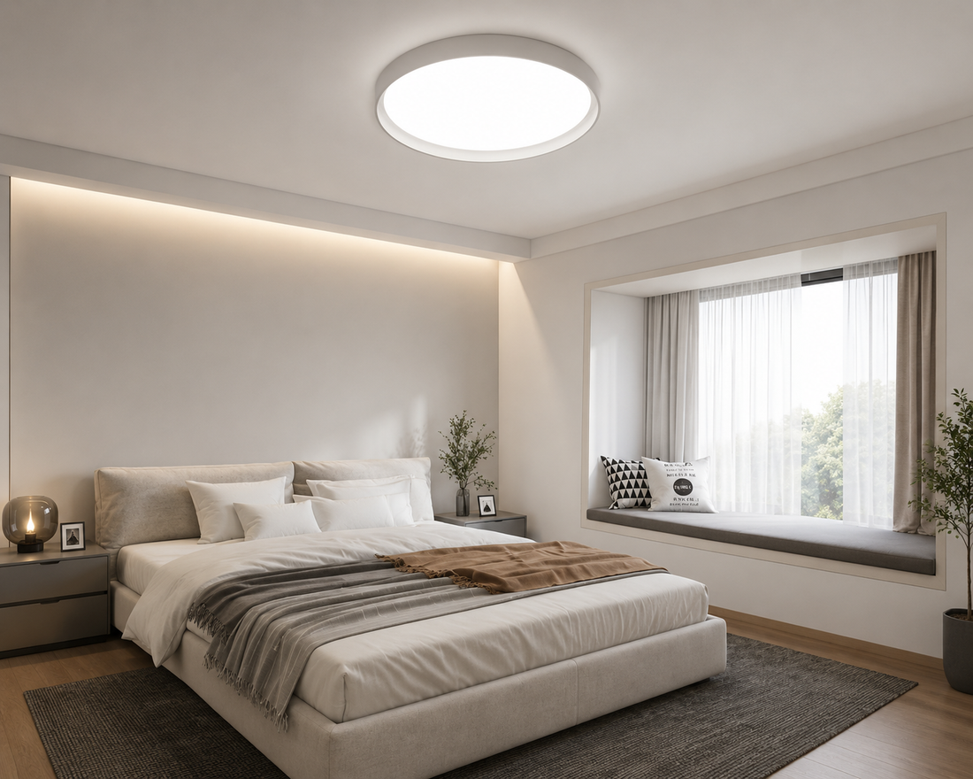 Plafoniera LED rotunda 96W, Ø460 mm, lumină reglabila 3000K / 4500K / 6500K ML-007/460GRI