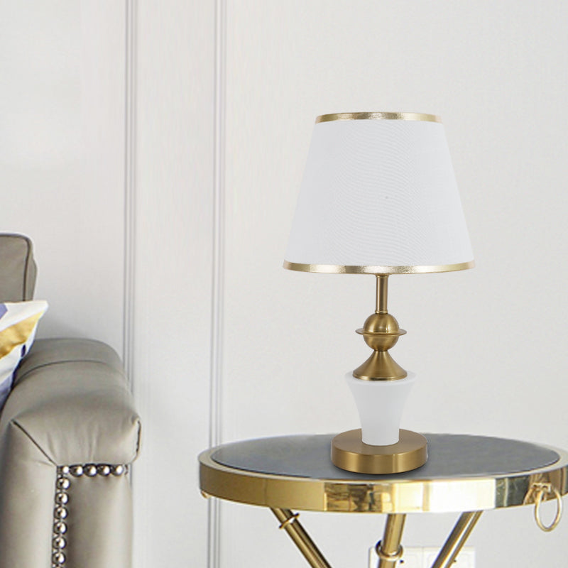 Veioză decorativă  Model T8727, Alba, 52 cm