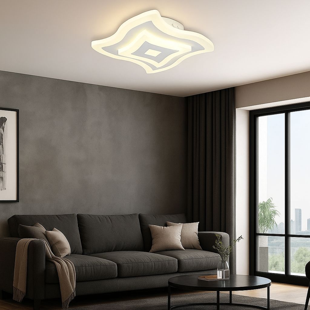 Plafonieră LED 50W, Ø240 mm, lumină reglabilă 3000–6500K – model 19143/240