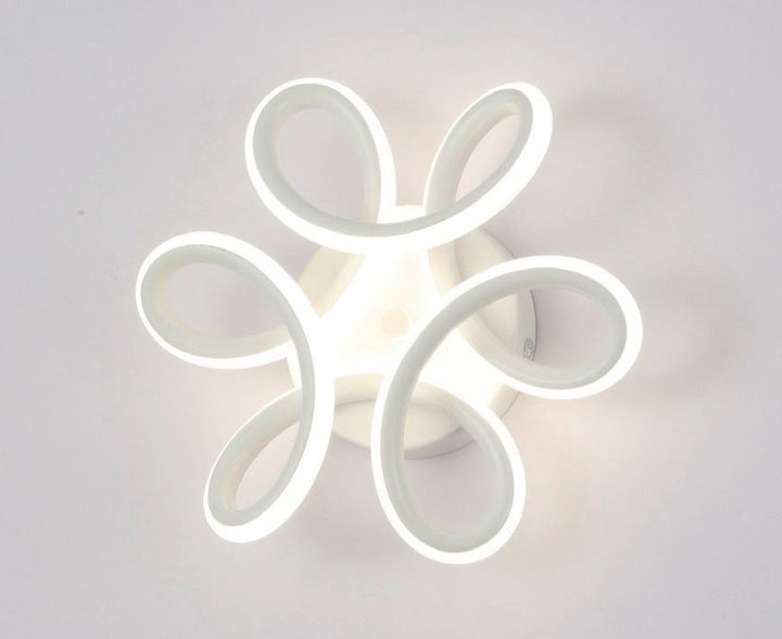 Lustra LED albă SX7137 – 56W, 3000K-6500K, design modern rotund