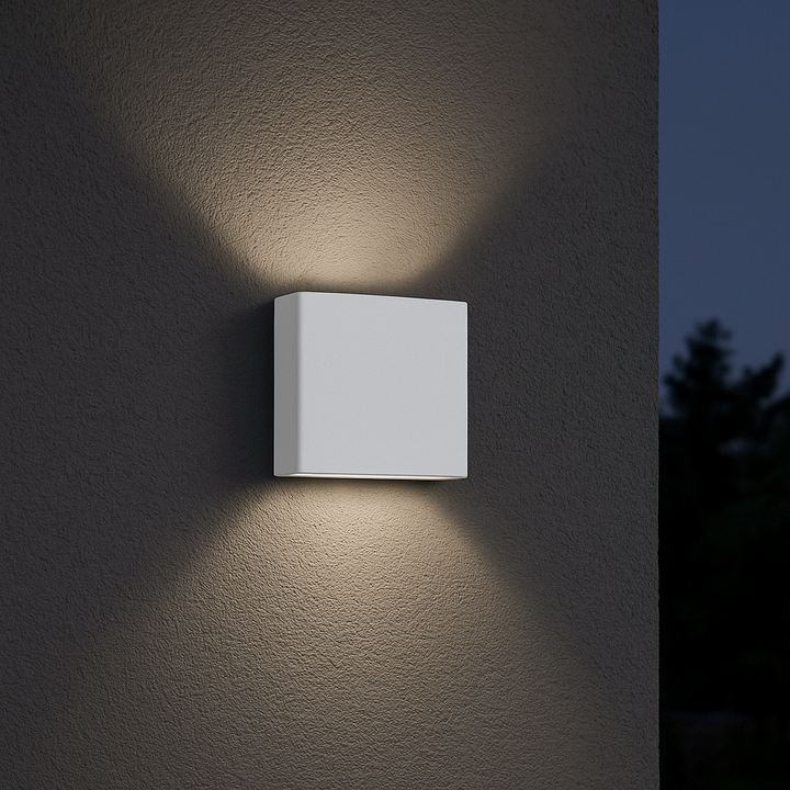 Aplica Exterior LED Alba 2.5W IP54, Design Minimalist, Lumina Caldă