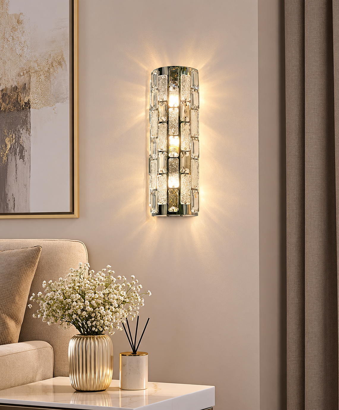 Aplică de perete 2477/2 – Cristal, 2 becuri G9