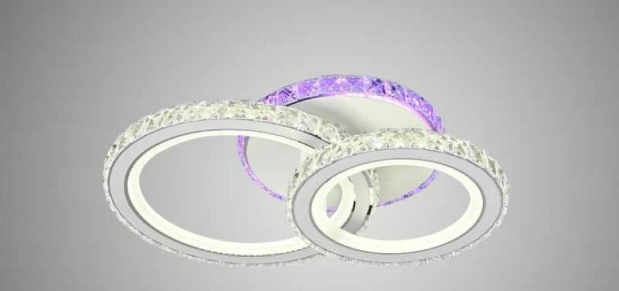 LUSTRA LED 60W,CU TELECOMANDA,300x400MM,LUMINA REGLABILA 3000-6500-MODEL 19373/2WH+CH