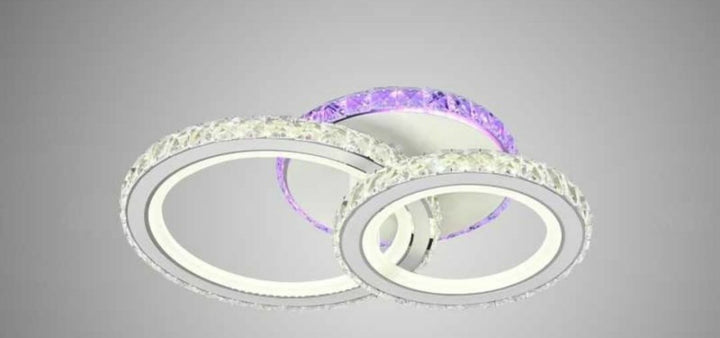 LUSTRA LED 60W,CU TELECOMANDA,300x400MM,LUMINA REGLABILA 3000-6500-MODEL 19373/2WH+CH