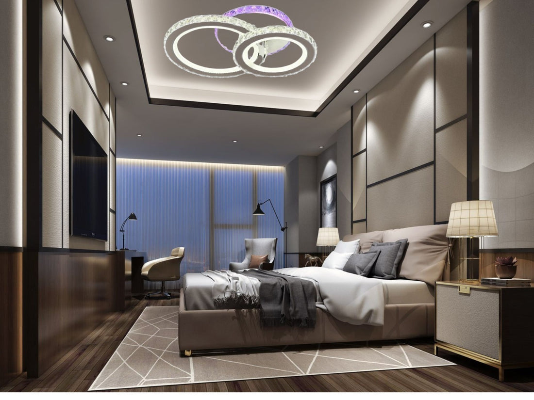 LUSTRA LED 60W,CU TELECOMANDA,300x400MM,LUMINA REGLABILA 3000-6500-MODEL 19373/2WH+CH