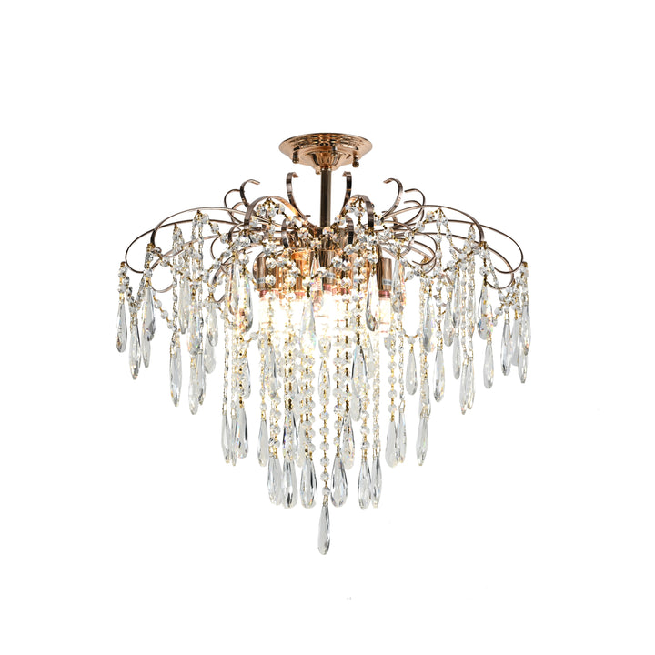 Candelabru Cristal Z6503-9, 9xE27 Max 60W, Ø600mm