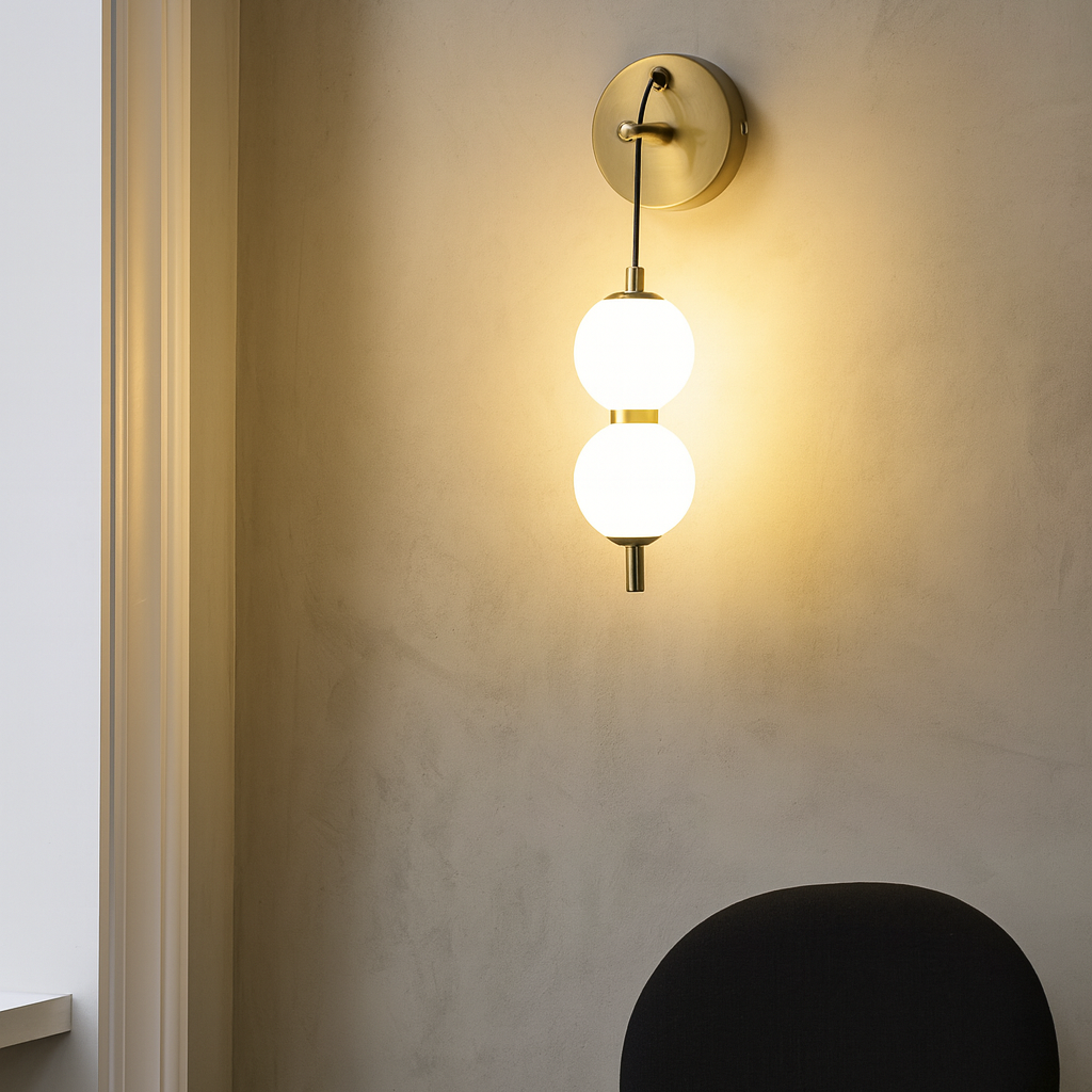 Aplica LED 59106/2 CP, 20W, lumină reglabilă 3000K-6500K, design modern