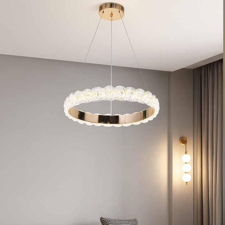 Pendul LED L75306/500 FGD, 108W, telecomandă, lumină reglabilă 3000K-6500K