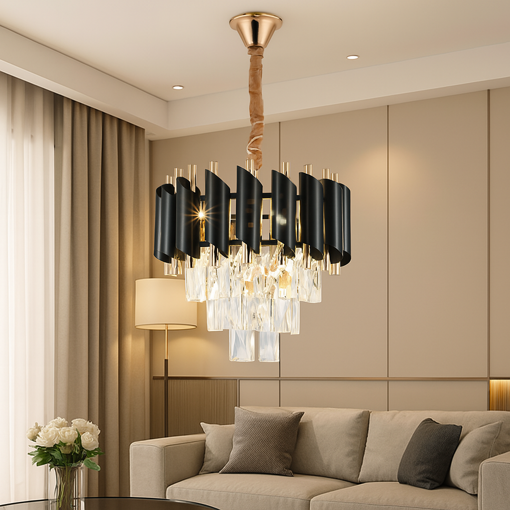 Candelabru elegant, model N9001/300FG+BK