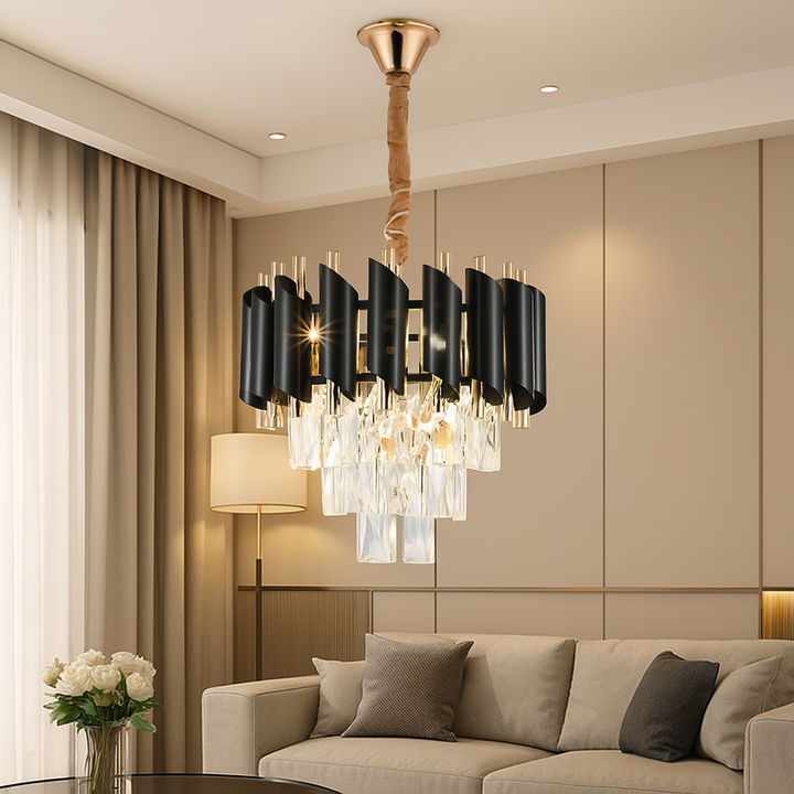 Candelabru elegant, model N9001/300FG+BK