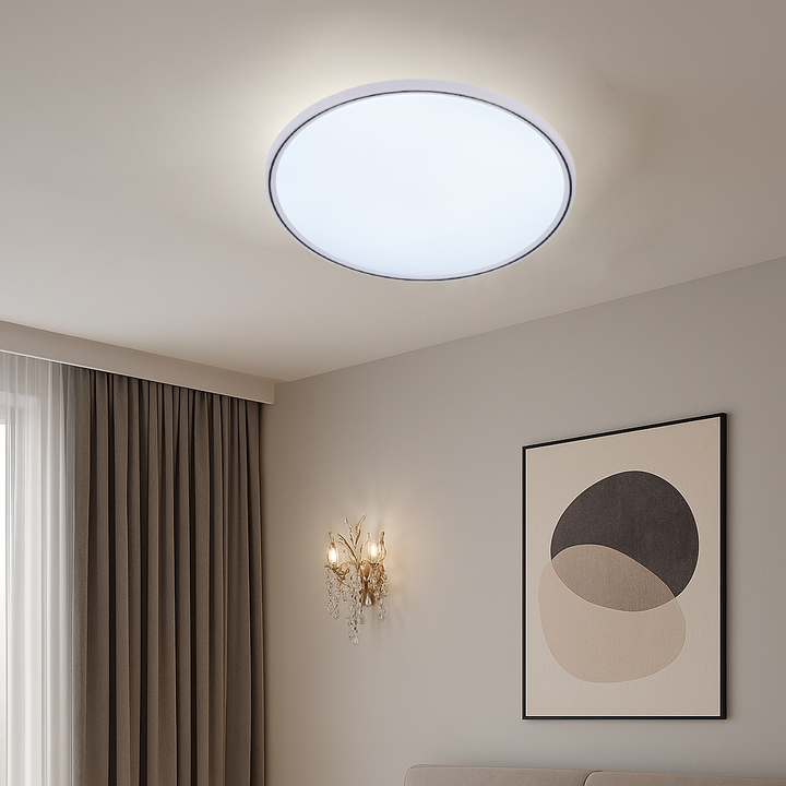 Plafoniera LED rotundă, Ø260 mm, 24W, 6500K, ML-003/460WH+BK