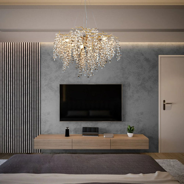 Candelabru decorativ cu 8 becuri E14 – Model 27096/800 OG+FGD