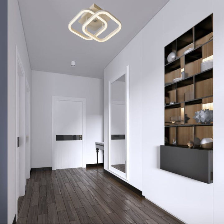 Aplica LED moderna alba 22W, lumina neutra – L71363/2WH