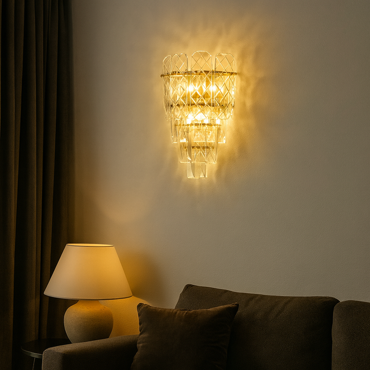 Aplica de perete moderna, D230×H320 mm, E27 max 60W×2, H98046/2W