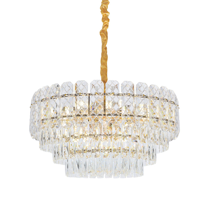 Lustra LED eleganta, Ø580×H320 mm, E27 max 60W × 11 becuri, H98046/600