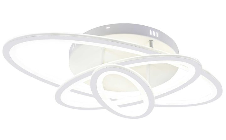 LUSTRĂ LED 19082/3 WH CU TELECOMANDA,LUMINA REGLABILĂ 3000K-6500K