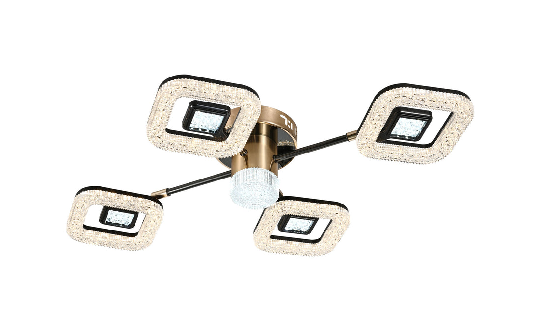 Lustra LED cu design modern si lumina reglabila – Model 26054/2+2+1GM+FGD