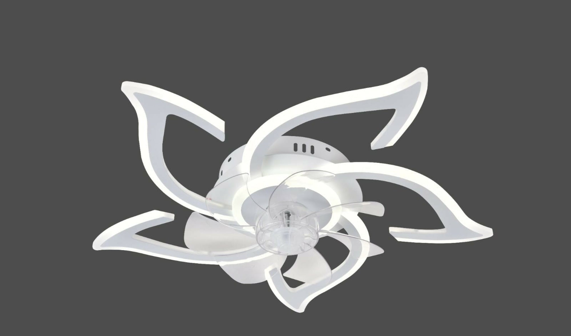 Lustra LED cu telecomanda – 94W, D685xH120 mm, Alb, 3000–6500K (26143/5)