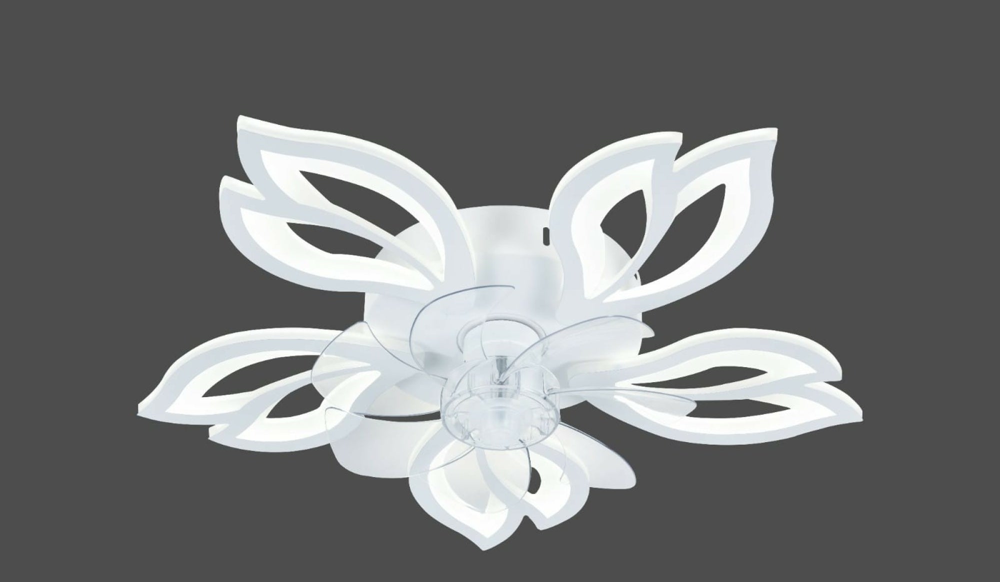 Lustra LED cu telecomanda – 100W, Ø625×H125 mm, Alb, 3000–6500K (26252/5)