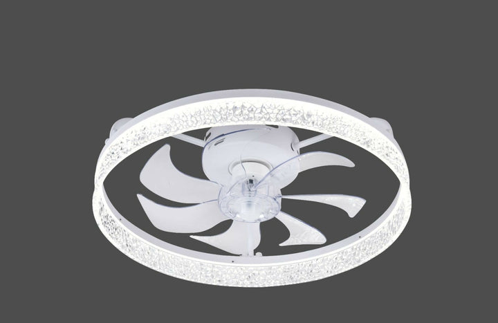 Lustra LED cu telecomanda – 52W, Ø480×H130 mm, Alb, 3000–6500K (26253/480A1)