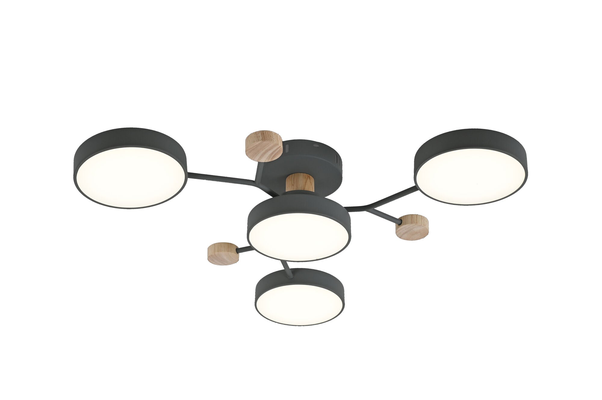 LUSTRA MODERNĂ L71276/3+1 CU TELECOMANDA 3000K-6500K