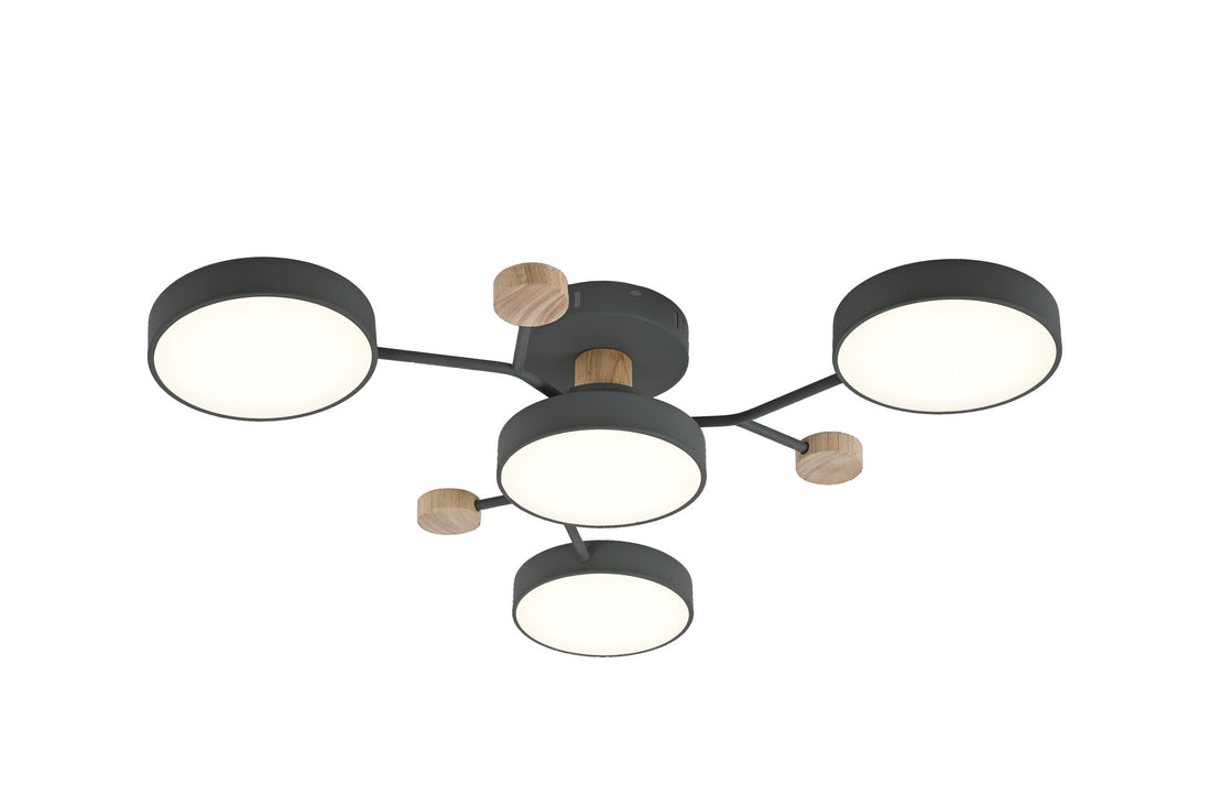 LUSTRA MODERNĂ L71276/3+1 CU TELECOMANDA 3000K-6500K