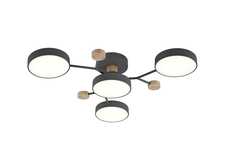 LUSTRA MODERNĂ L71276/3+1 CU TELECOMANDA 3000K-6500K