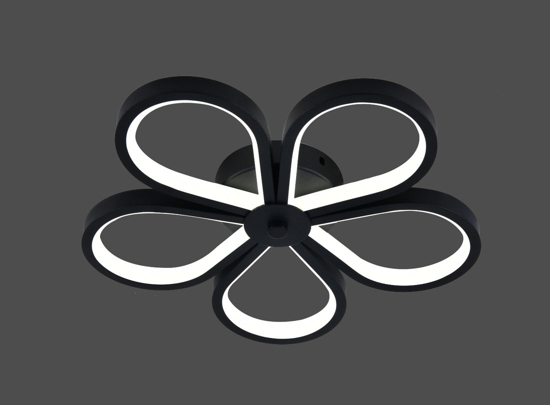 Lustra LED moderna floare, Ø300×H55 mm, 32×2W, 3000–6500K, L71583/300 MB