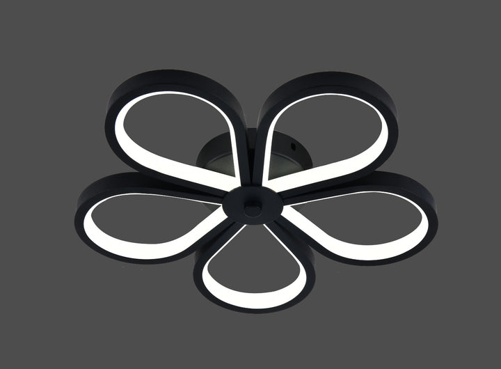 Lustra LED moderna floare, Ø300×H55 mm, 32×2W, 3000–6500K, L71583/300 MB