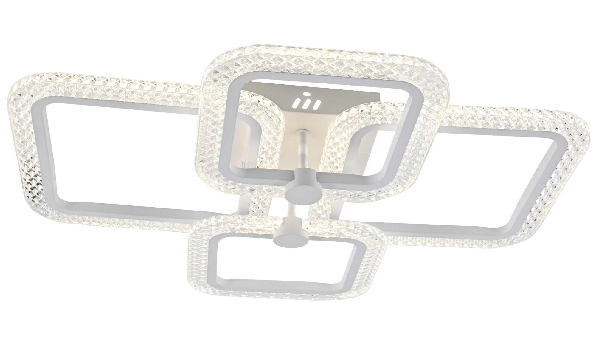 Lustra LED 7232/2+2 WH CU TELECOMANDA 120W