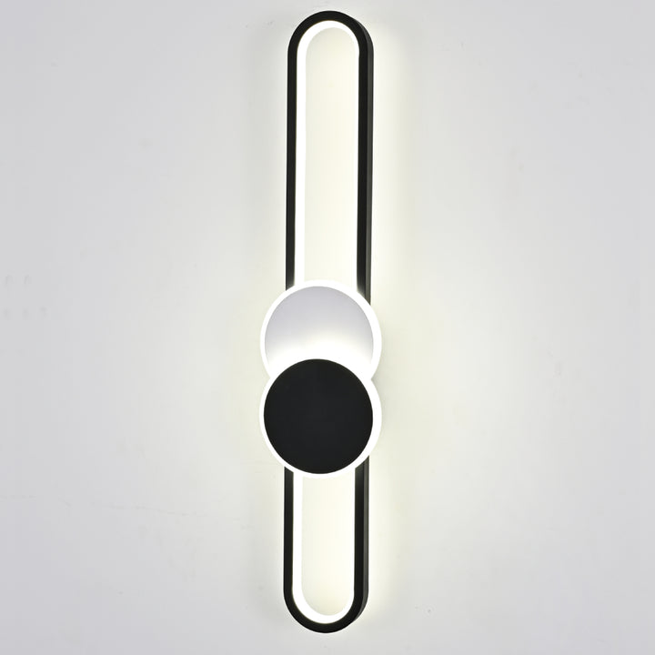 Aplica LED Alb-Negru L77139/800WH+BK, 90W, 3000–6500K, 80x12cm