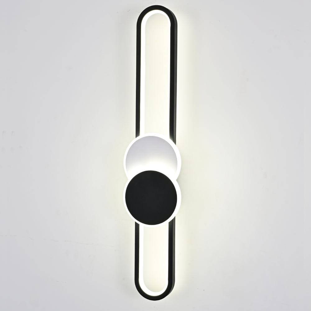 Aplica LED Alb-Negru L77139/800WH+BK, 90W, 3000–6500K, 80x12cm