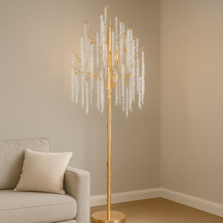 Lampadar decorativ tip copac, 400×400×1750 mm, E27 max 60W × 6, model 68253-6L A