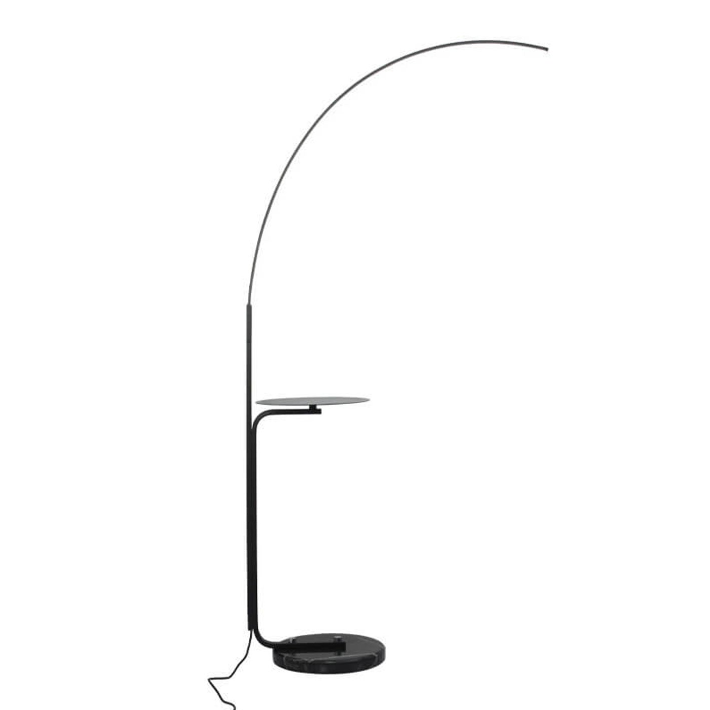 Lampadar LED 166cm 48W Arc Modern cu 3 Tipuri de Lumină și Telecomandă – Model 9234/1