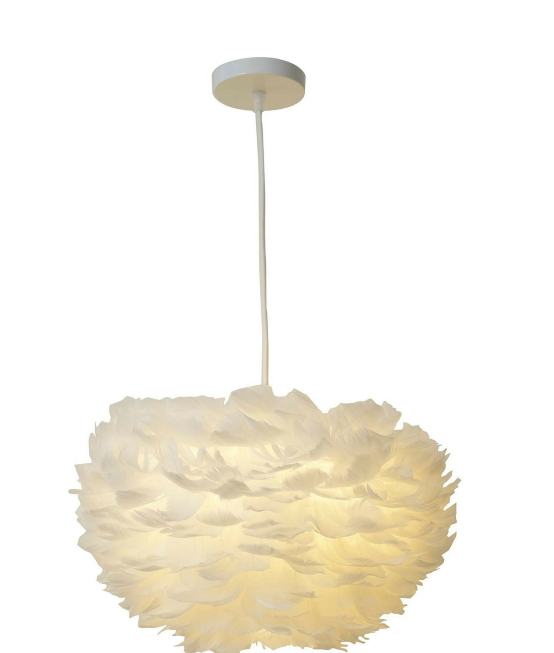 Lustra  modernă PJA01 – alb, înălțime 120 cm, fără telecomandă