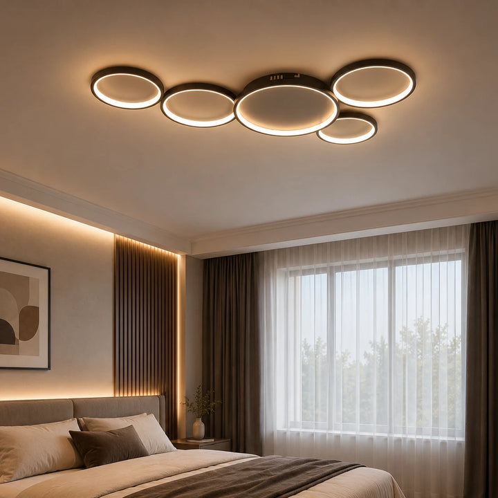 Lustra LED cu telecomanda 77209/5 , 154W, lumina reglabila 3000K-6500K