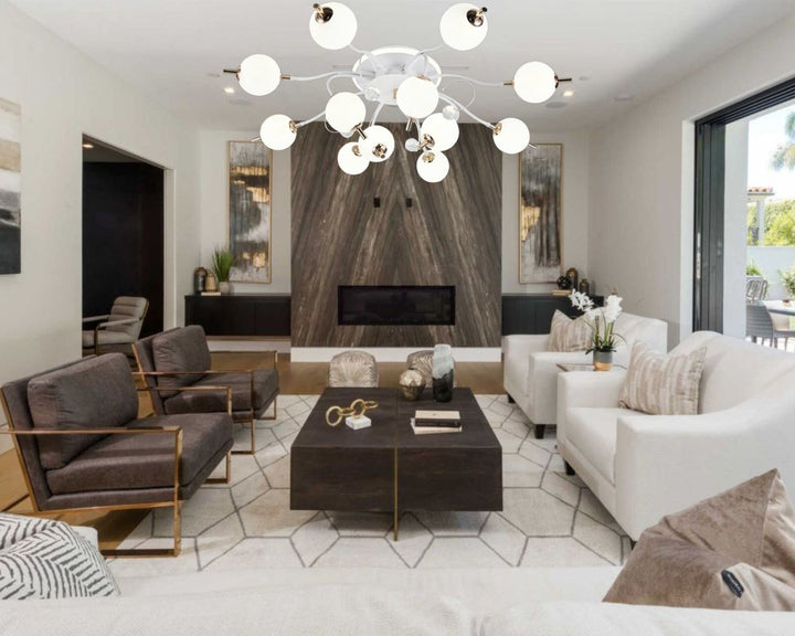 Lustra LED cu 3 lumini, 77131/8+4