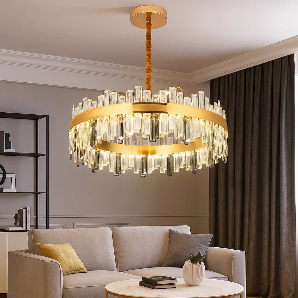 Candelabru LED cu telecomandă, 180 W, Ø ≈ 800 mm, temperatură reglabilă 2800–6500 K, model 8652/800 SKG