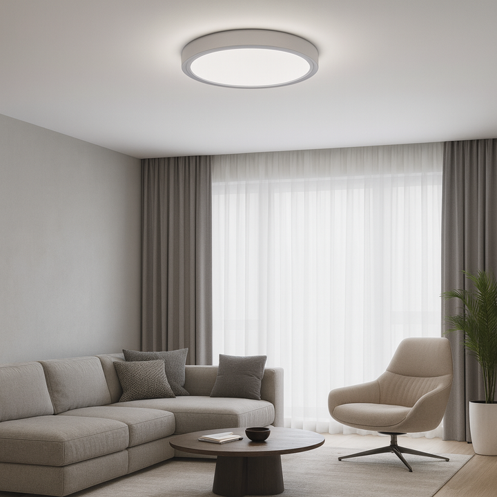 Plafoniera Led Gri ML-001/460WH+GR