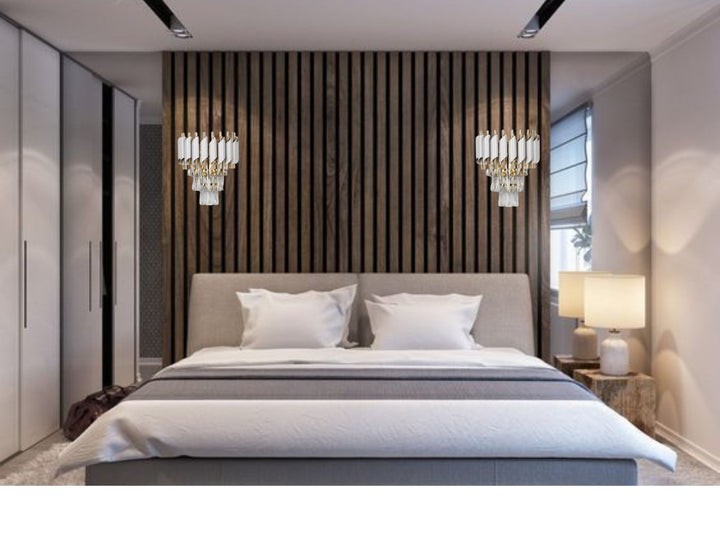 APLICA DE PERETE, MODEL N9001/2WH, ALB