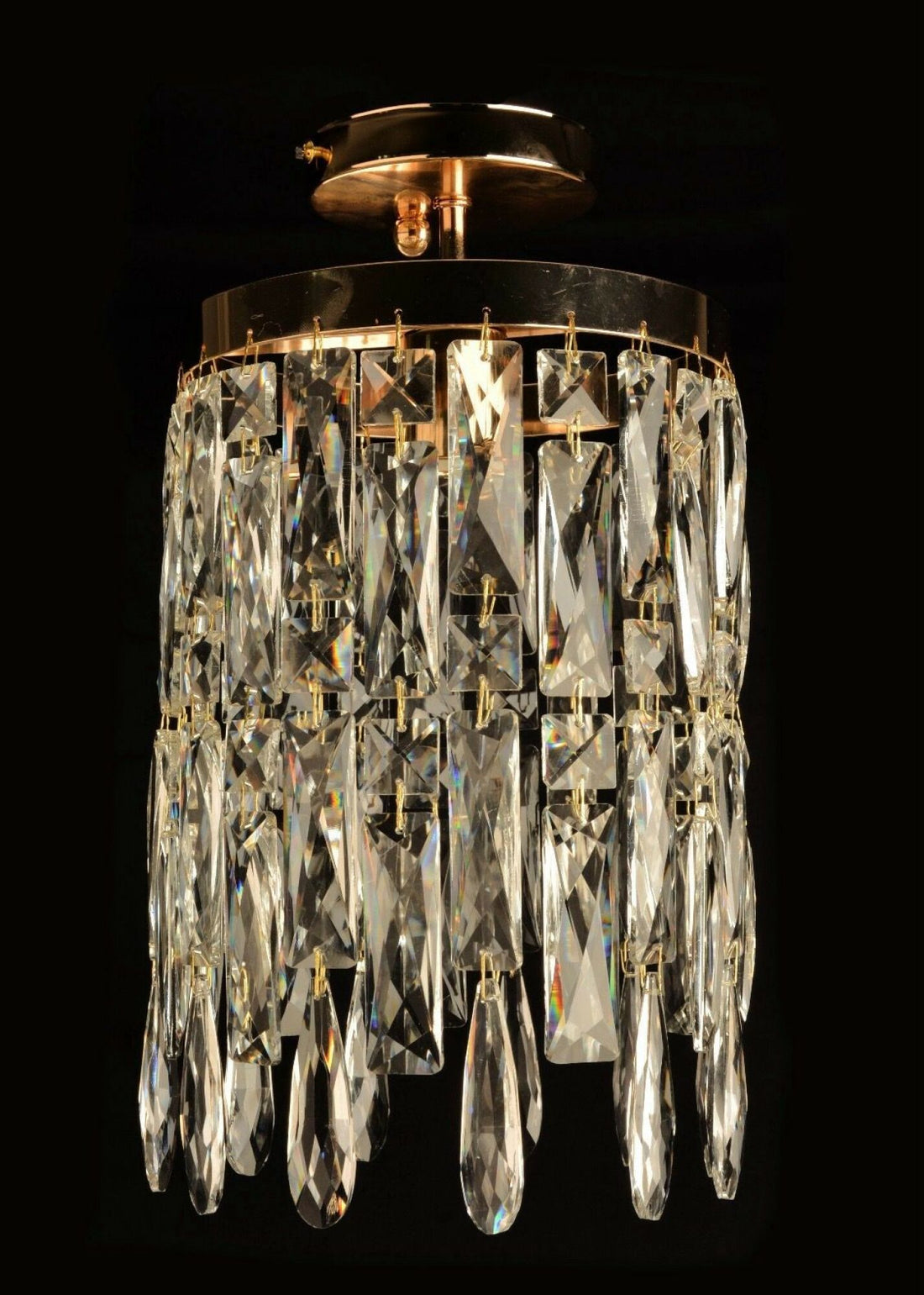 Pendul decorativ cu cristale 8383/1-180 – Design elegant, soclu E27