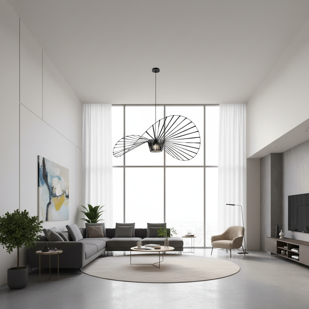 Pendul rustic, Ø600×H200 mm, E27 max 60W,  JD-600