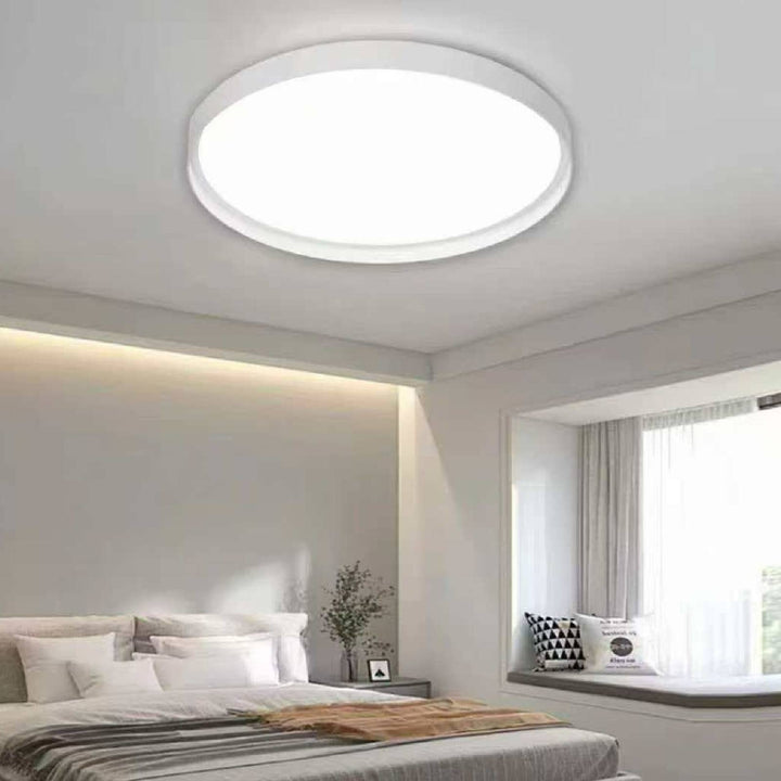 Plafoniera LED rotundă albă 42W, Ø370 mm, lumină reglabilă 3000K / 4500K / 6500K ML-007/370WH