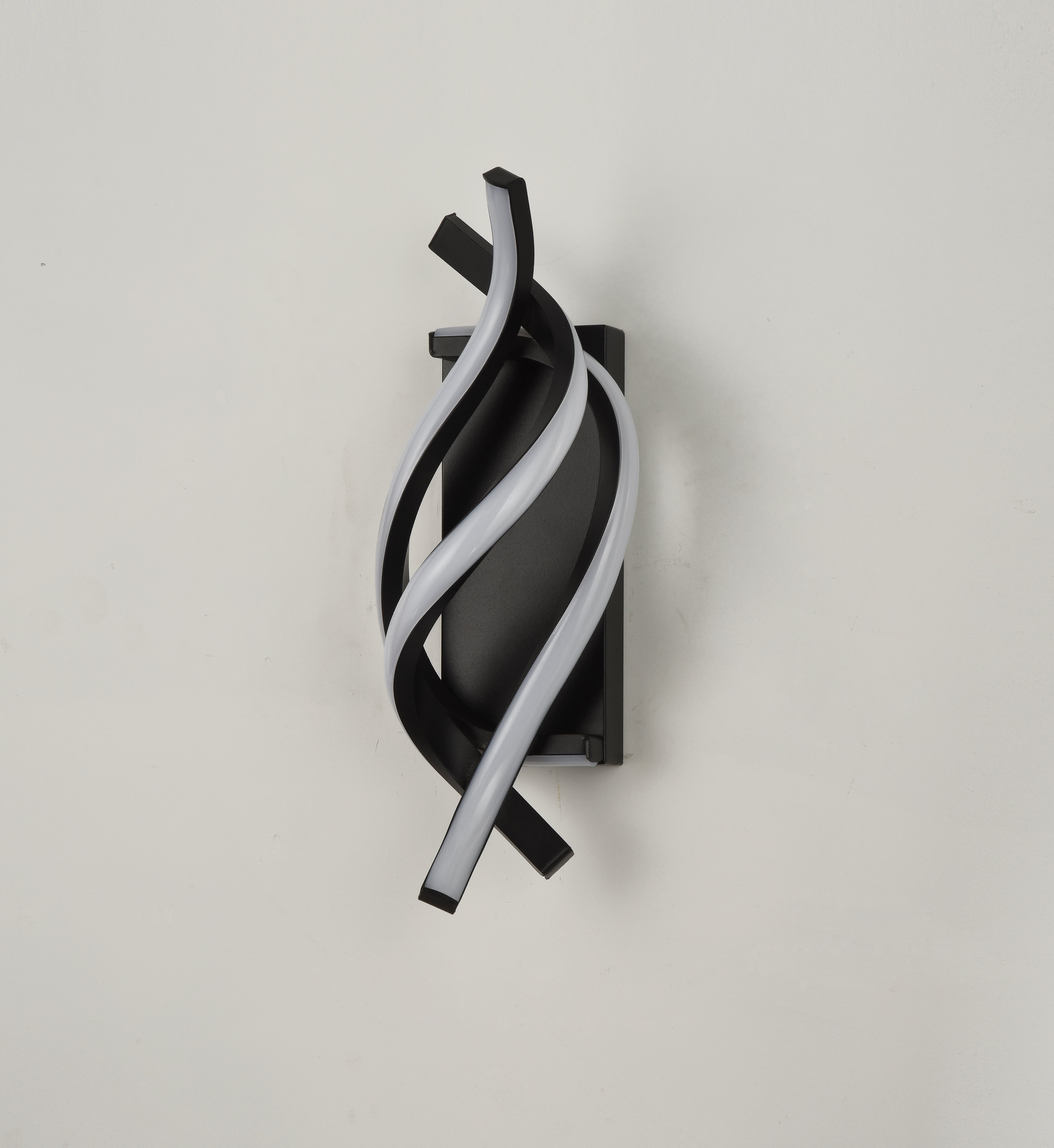 Aplica LED Twist Negru 38W – SX8609 BK | Design Sculptural Modern