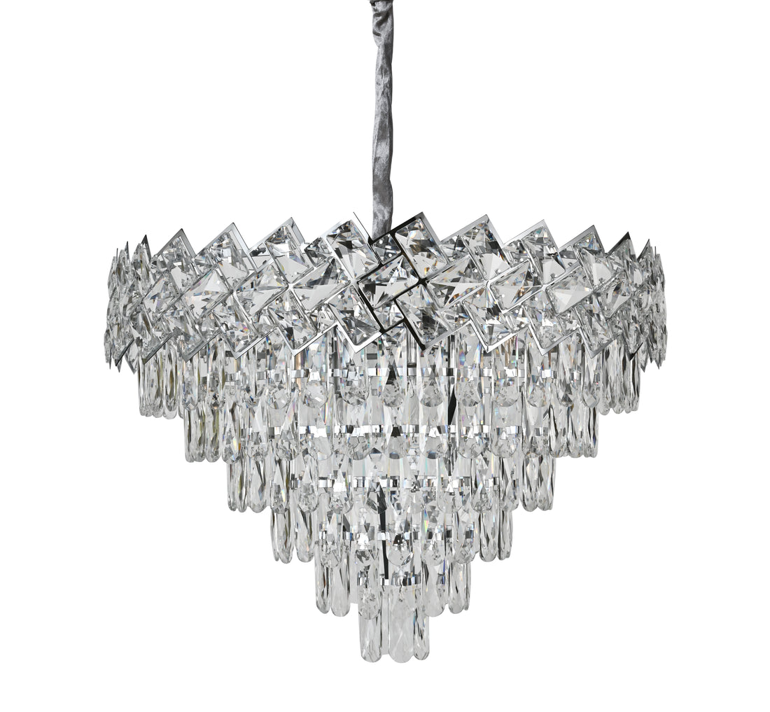 Candelabru de Cristal Elegant – SX8650/600 | Ø60 cm, 9x E27