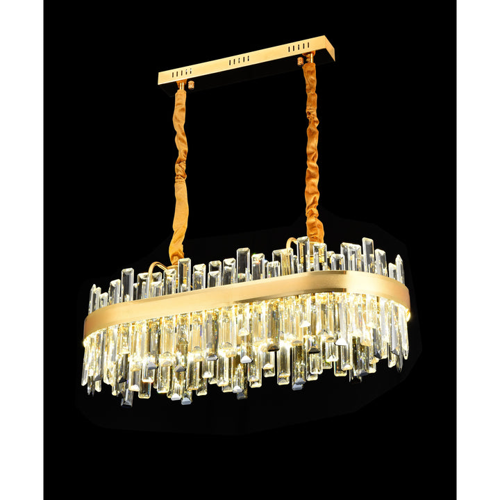 Candelabru LED cu telecomanda, 140 W, Ø ≈ 800 × 350 mm, temperatura reglabilă 2800–6500 K – model SX8652/80×35 SKG