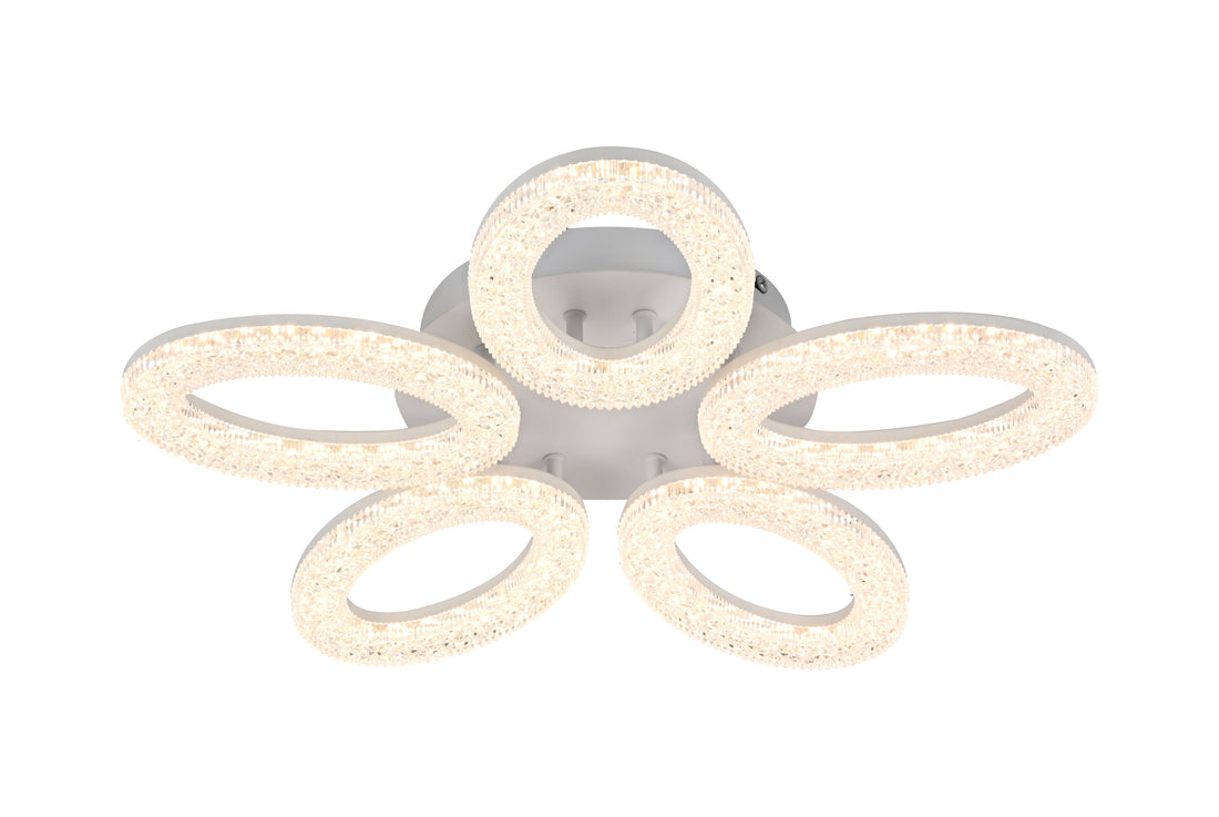 Lustra LED moderna cu telecomanda, 100W, Ø580 mm – SX8909/5S
