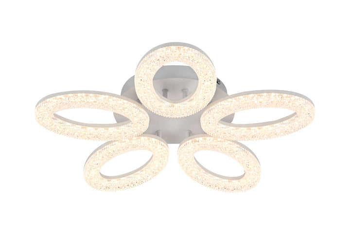 Lustra LED moderna cu telecomanda, 100W, Ø580 mm – SX8909/5S