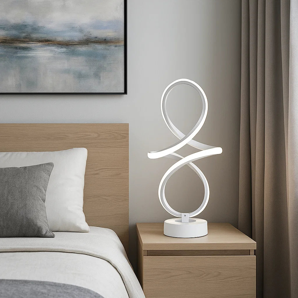 Veioza LED Decorativa Alba 46W – Model SX8615 WH