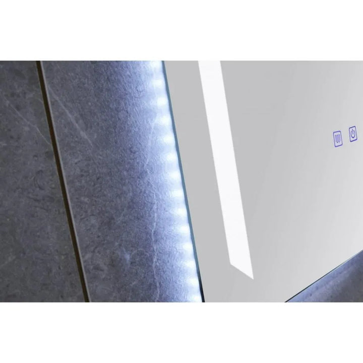 Oglindă LED Touch 60x80 cm – Lupă Cosmetică, Sistem Dezaburire, Design Modern, Lumina Rece